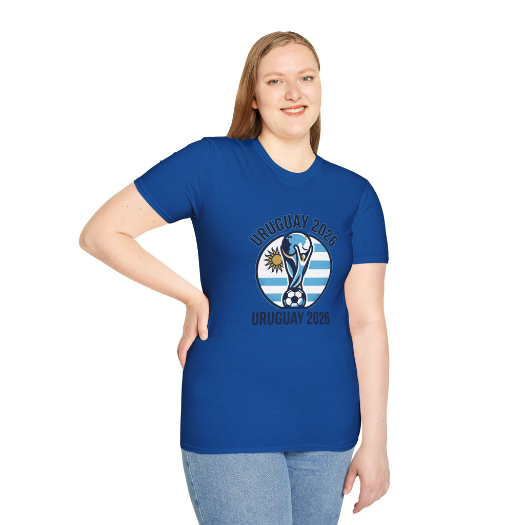 URUGUAY  2026 football Trophy T-Shirt | Soccer Football Tee  UNISEX