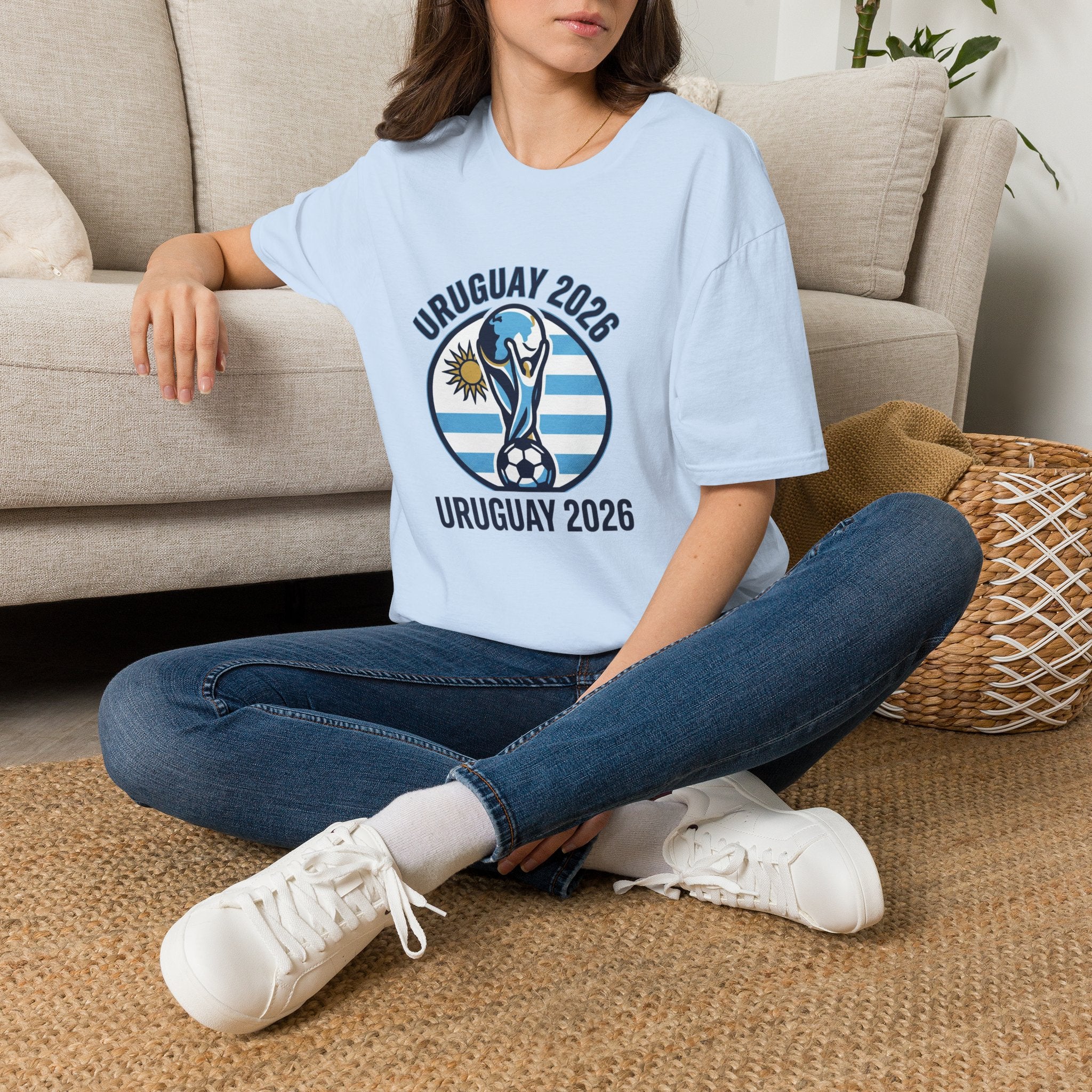 URUGUAY  2026 football Trophy T-Shirt | Soccer Football Tee  UNISEX